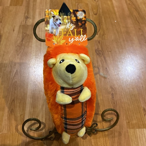 Creative Company  10” Plush Very Solf  Hedgehog W/Squeaker  Dog Toy NWT - Picture 4 of 4